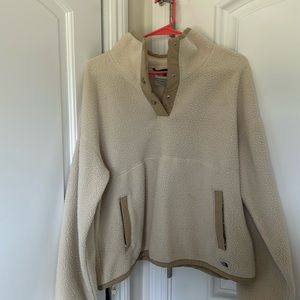 Cream color North Face pullover